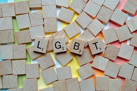 LGBT in scrabble blocks